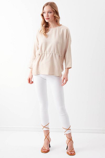 Vitrin Bluse mit geraffter Taille