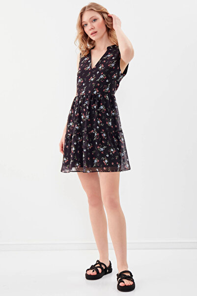 Vitrin Květinové šifonové šaty