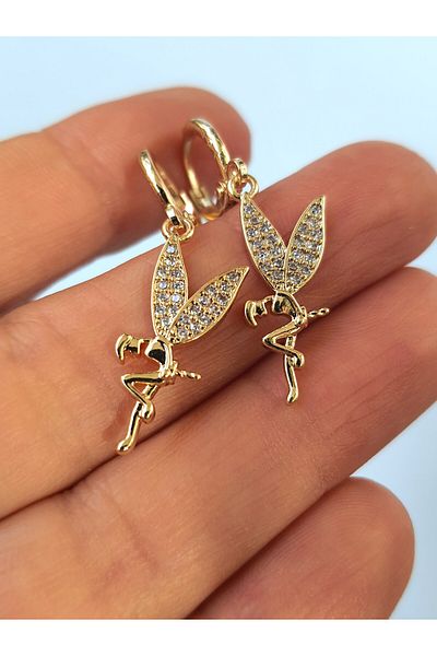 kurukafagift Fairy Gold Double Earrings