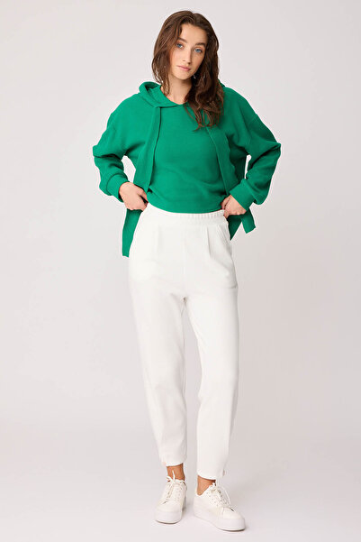 Vitrin Πλεκτό παντελόνι με κουμπιά με ελαστική μέση