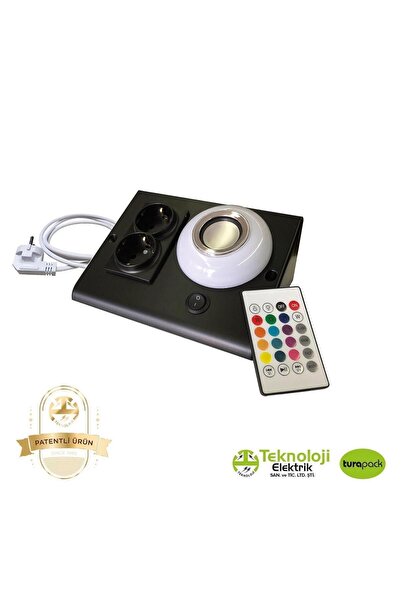 TEKNOLOJİ ELEKTRİK Dolap Ve Tezgah Altı Led Bluetooth Müzik Çalar Sese Duyarl...