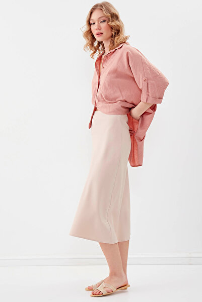 Vitrin Midi szoknya oldalsó cipzárral