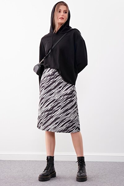 Vitrin Mintás cipzáras szoknya