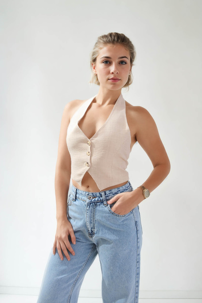 Vitrin Stylish Halter Vest