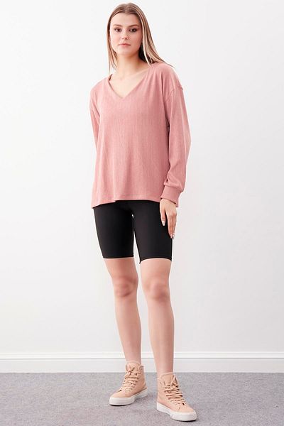 Vitrin Casual Μπλούζα με λαιμόκοψη