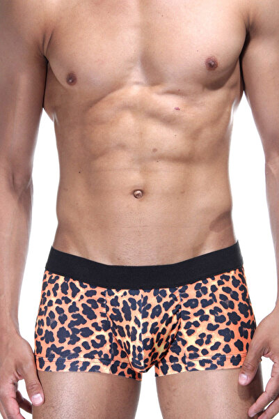 Don Moris Erkek Leopar Desenli Boxer 031610 İç Giyim