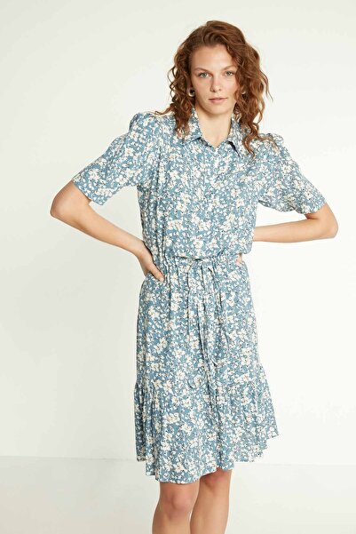 Vitrin Φόρεμα με τραγανό γιακά με λουλούδια