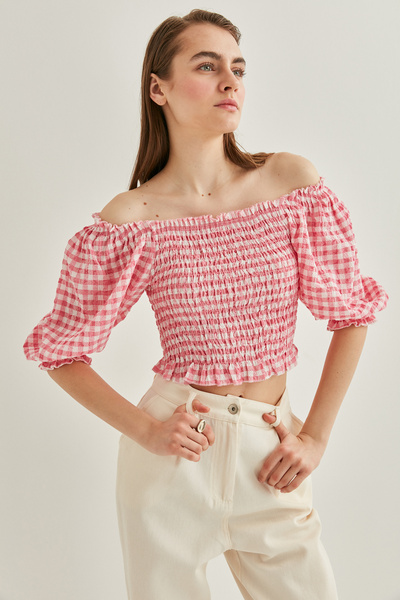 Vitrin Blůza se vzorem Gingham