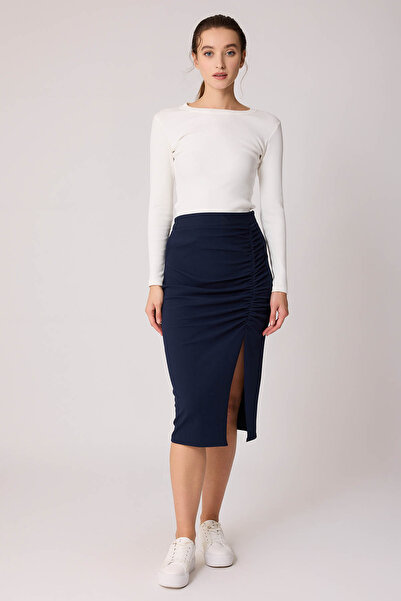 Vitrin Спідниця з плісировкою, середньої довжини, з розрізом