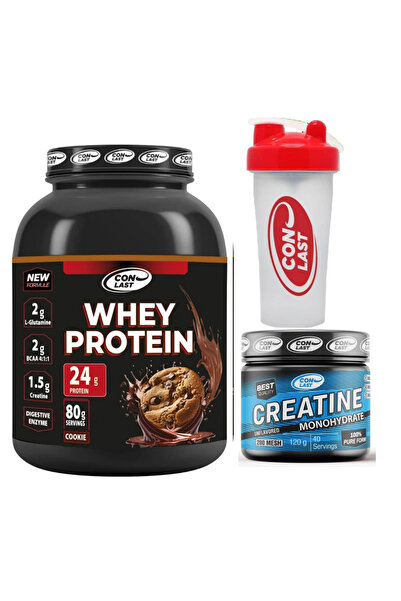 Conlast Yenilenen Formülüyle Whey Protein Kurabiye Aromalı HEDİYE SHAKER ve C...