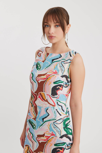 Vitrin Έγχρωμο φόρεμα μηδενικού μανίκι