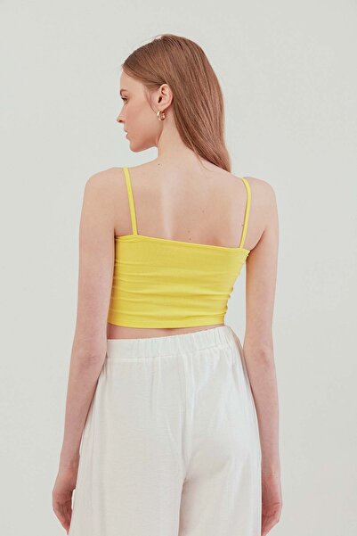 Vitrin Strappy Crop Cotton Undershirt