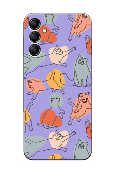 frondcase حافظة هاتف سامسونج A16 على شكل قطة أرجوانية