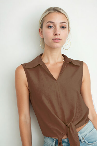 Vitrin Μπλούζα με μηδενικό μανίκι - Μπροστινή δέσιμο