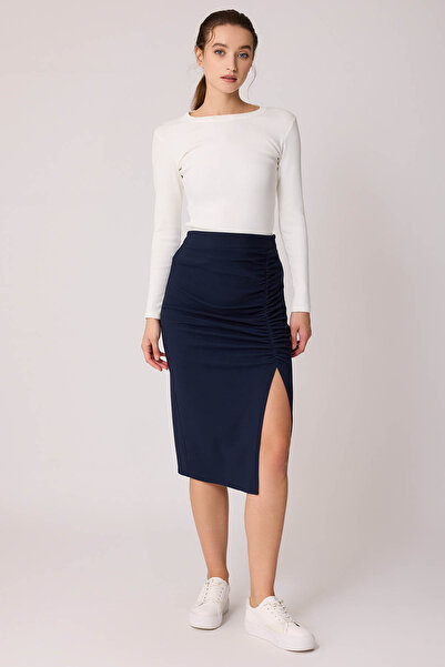 Vitrin Спідниця з плісировкою, середньої довжини, з розрізом