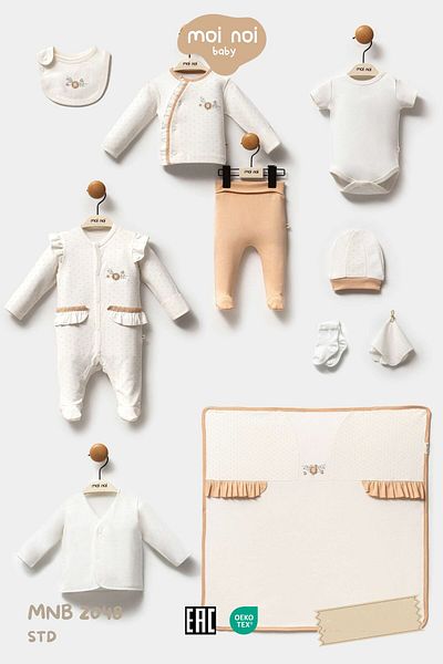 Moi Noi Floral Patterned Set of 10 Hospital Release