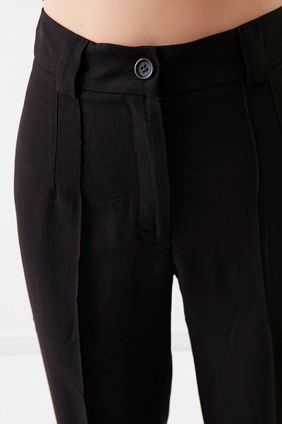 Vitrin Viscose Linen Front Seam Trousers
