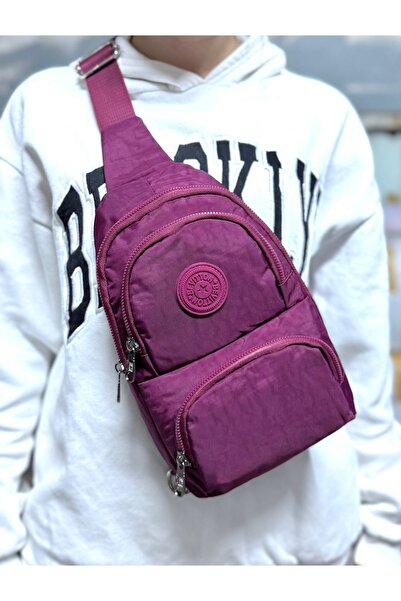 Çınka Bags Водонепроникна тканина бордовий унісекс боді-сумка через плече