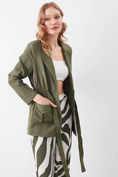 Vitrin Jacke mit Kordelzug an der Taille