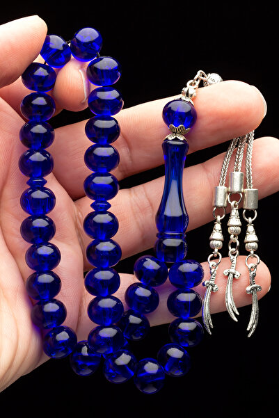 OTTOTESBİH Sabia Zulfiqar pentru bărbați, 9x12 mm, mărgele din chihlimbari pulbere