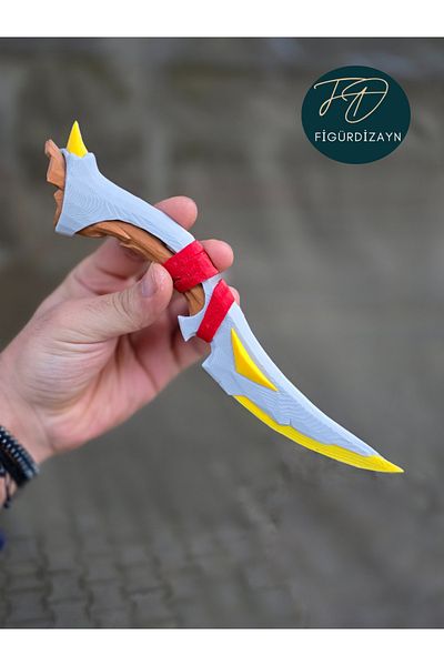 FigürDizayn Valorant Zifiri Knife - Plastic Decor Figure