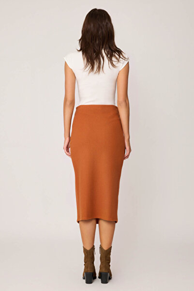 Vitrin Трикотажна спідниця з боковими застібками-блискавками та розрізами