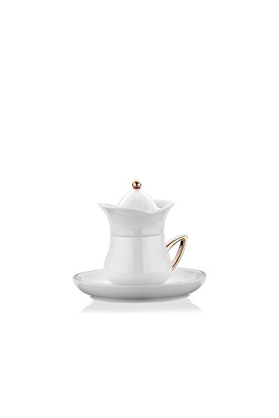 KORKMAZ Lalezar Collection ''6 Kişilik'' Kahve Fincan Takımı -24 Parça-