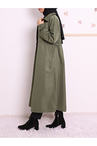 Modamorfo High Collar Tunnel Lace-Up Trench