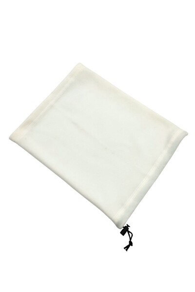 AXE SPORTSWEAR Women's Winter Ecru Thermal Fleece Gloves - Cap Beanie Drawstring Fleece Neck Collar Set of 2