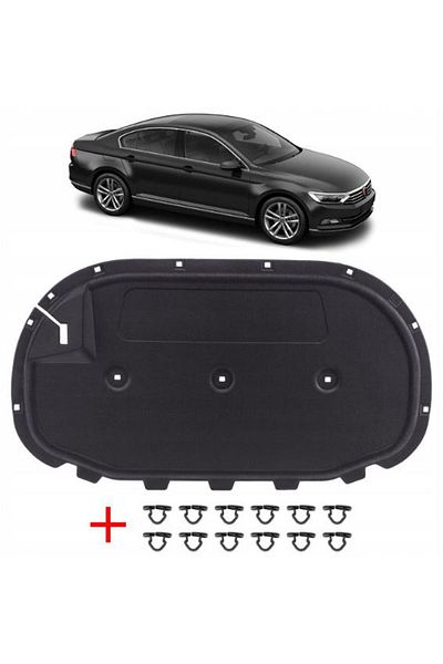 Volkswagen Passat B8 Insulation Clip Hood between 2015-2018 Model - 3g 0863831 A
