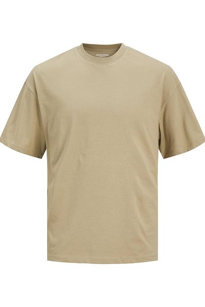 Jack & Jones Jjebradley O-Neck Σκούρο Μπεζ μπλουζάκι SS Noos 12249319