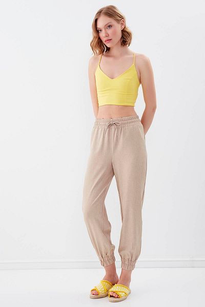 Vitrin Elastic Waist and Leg Trousers