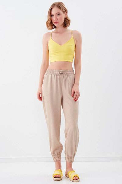 Vitrin Elastic Waist and Leg Trousers