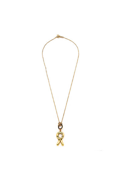 Mon Reve Mira Altın Kaplama Charm Zincir Kolye