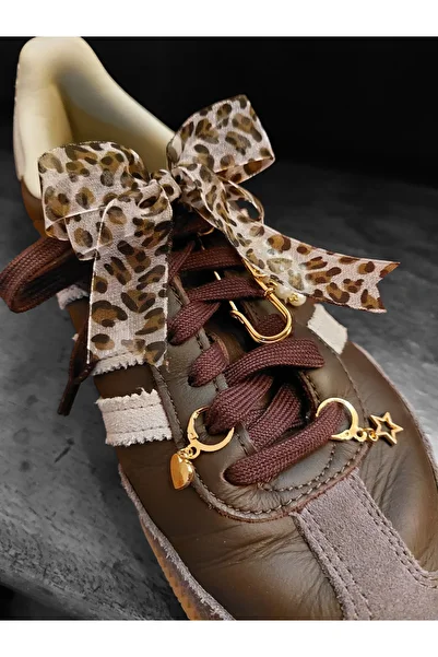 Butik Oita Shoe Charm with Chain Ignel Bow Charm Ribbon Shoe Charm