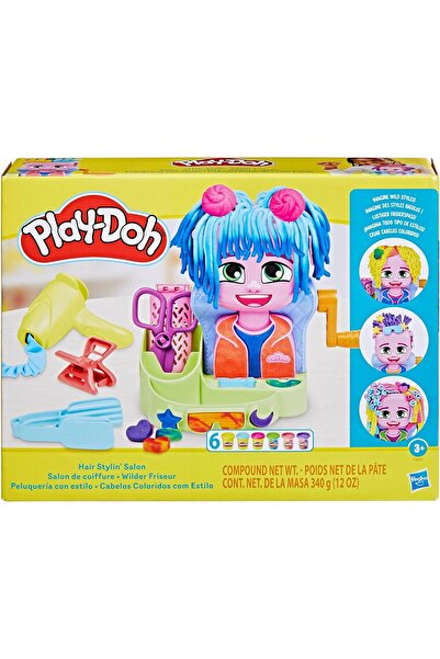 GENCOLİVE Play-Doh Hair Styling Salon Play-Doh Modeling Compound, Multi-Color