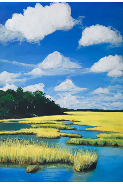 artoloji Derya Bütüner - Natureland - 2023 - Kağıt üzerine akrilik boya - 25x...