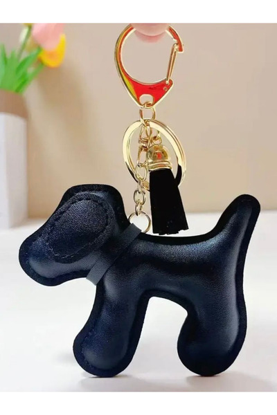Jaida Moda Dog Figured Tassel Bag Charm and Keychain