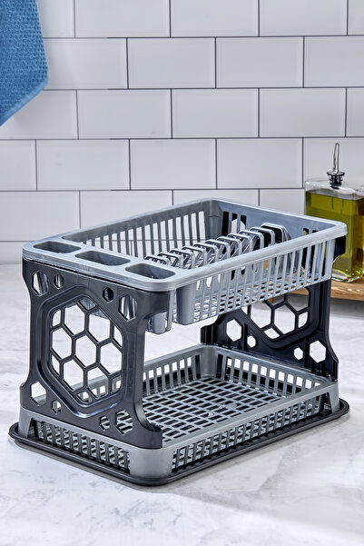 Homie İki Katlı Tabaklık - Bulaşıklık - Kurutmalık