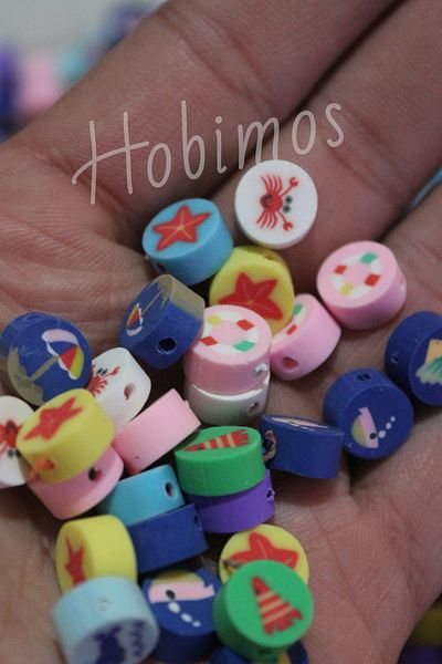 Hobimos 25 τεμάχια ωκεανός, θαλάσσια ζώα Μοντέλο Φιγούρα Fimo Κοσμήματα Κατασκευής Χάντρες