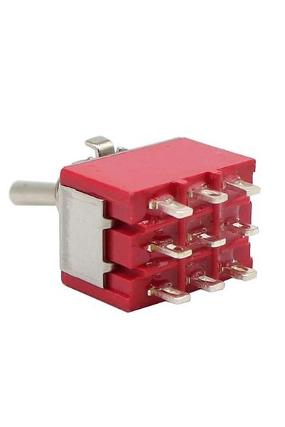 VB QUALITY Ic-148A 9P Ø6Mm On-On Toggle Switch Mts-302