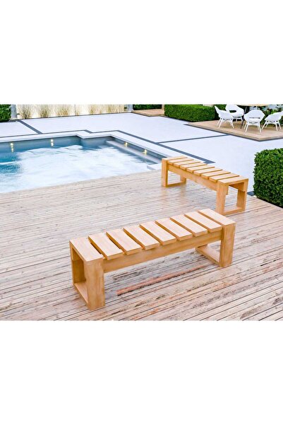 DizyWood Doğal Ahşap Bench Bank