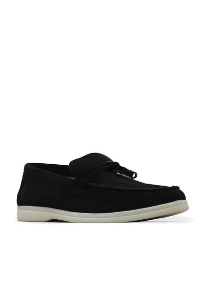 Bueno Shoes Μαύρο Suede Ανδρικό Loafer 05ms101