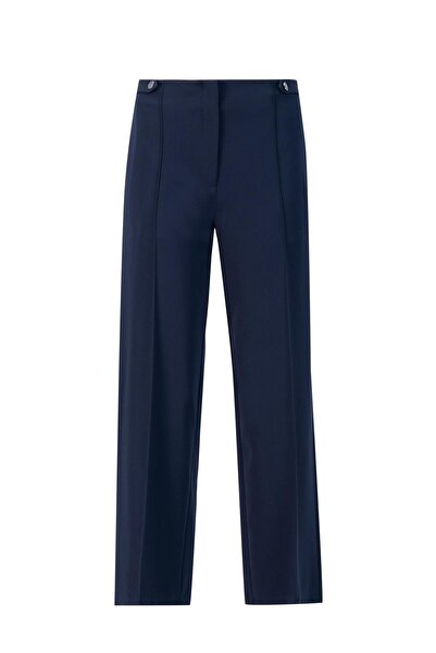 Armine Beli Apoletli Palazzo Pantolon 24kh2722 Lacivert