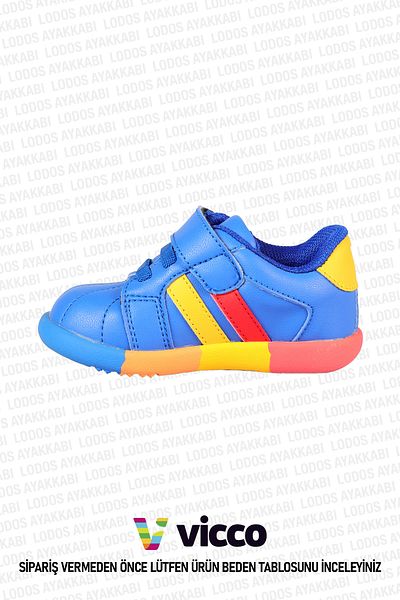 Vicco Heika Model Phylon Saks Blue Sports Shoes for Baby Boy and Child