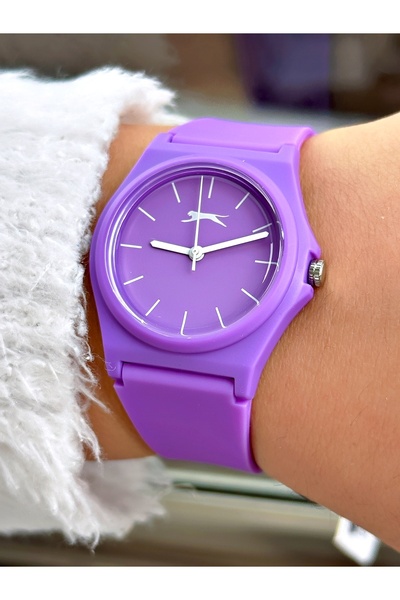 Slazenger Özel Tasarım 5 ATM Su Geçirmez Silikon Kordon Kadın Kol Saati 6571