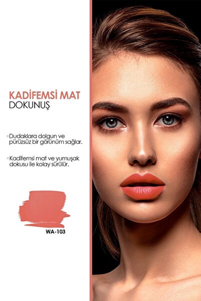 L'ACTONE Washington WA-103 Mat Ruj Kalıcı