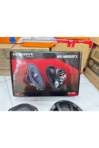 Massive Ms-m692fx Özel Seri Çifti 600w-240w Rms Tanesi Oval Oto Midrange Hoparlör Aksr