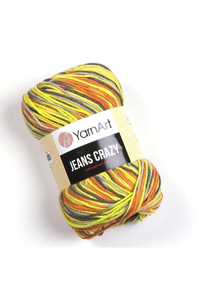 Yarnart Jeans Crazy Marbled Hand Knitting Thread Marbled-7201