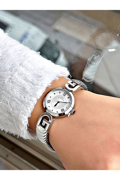 Romanson Special Design Steel Band Steel Case 5 Atm Waterproof Women's Wristwatch 1541.01